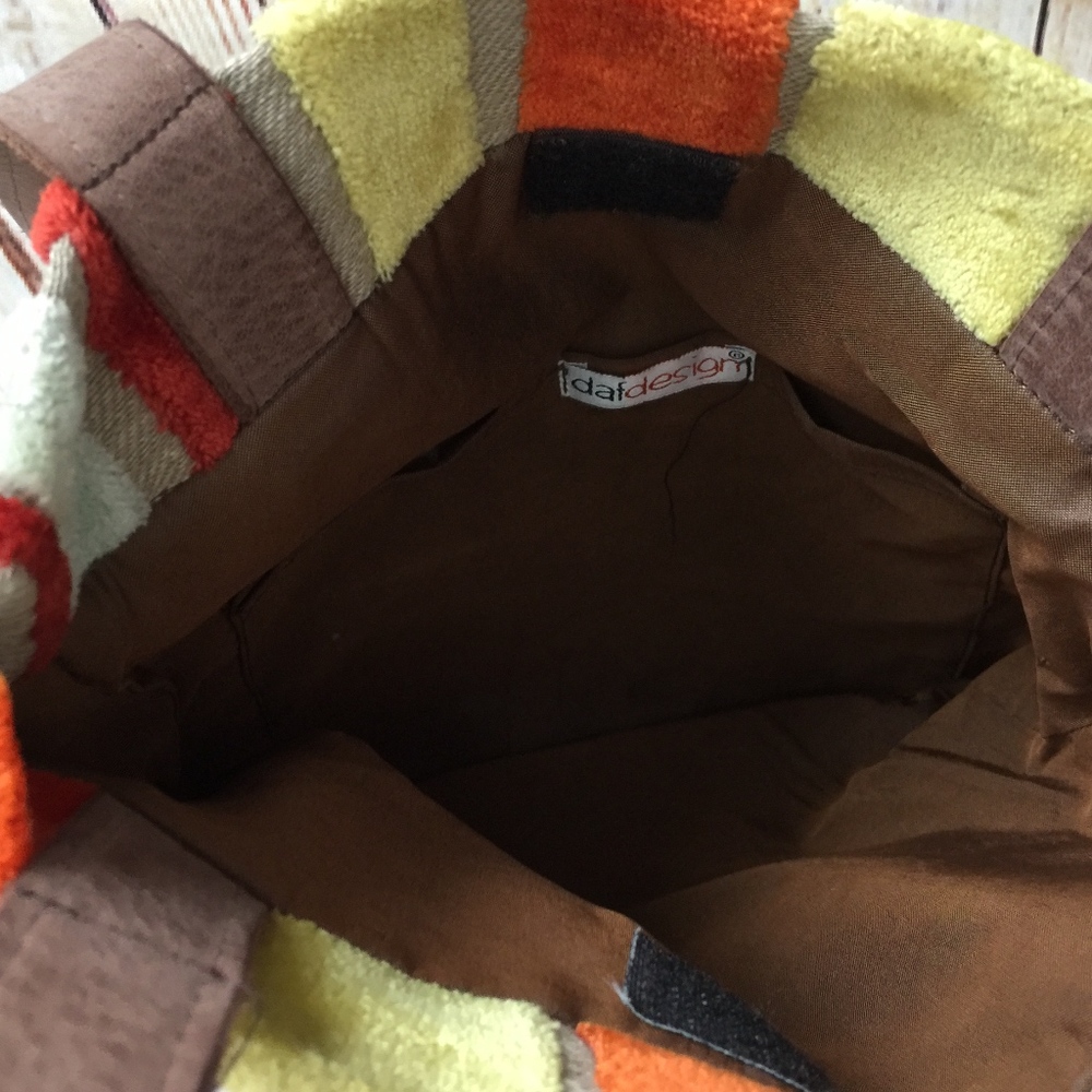 Daf Design Vertical Multi-Color Striped Tote - image 6